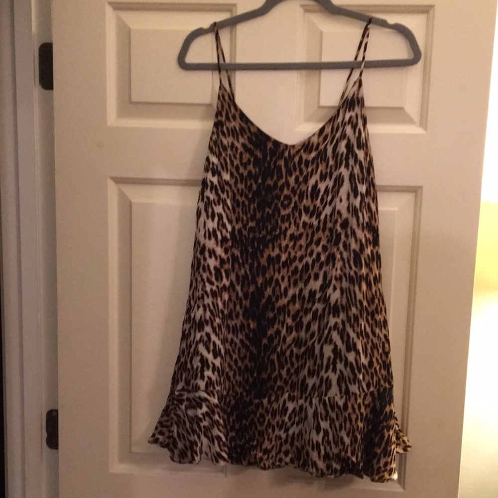 Animal print dress